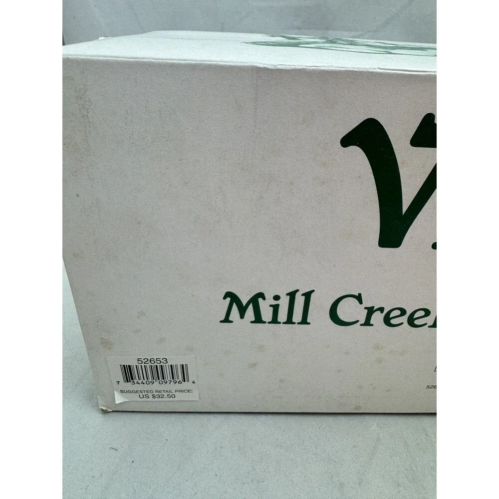 Department 56 Village Mill Creek Wooden Bridge 52653 Accessories Snow Christmas